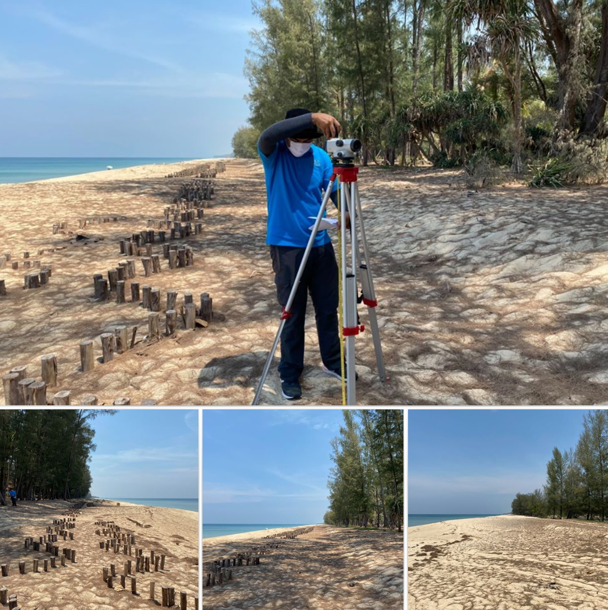 ติดตามการกัดเซาะชายฝั่งหาดท้ายเหมือง พังงา