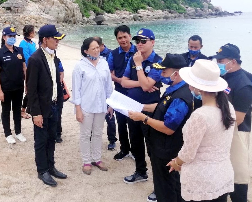 อทช. ลงตรวจพื้นที่ปลูกปะการัง เขตเกาะเต่า เกาะพะงัน จ.สุราษฎร์ธานี