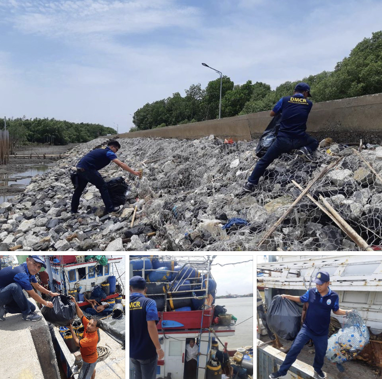 ติดตามสถานการณ์ขยะทะเลสมุทรปราการ
