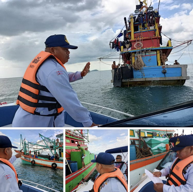 ตรวจเรือประมงทะเลสตูล เอกสารครบตามระเบียบ IUU