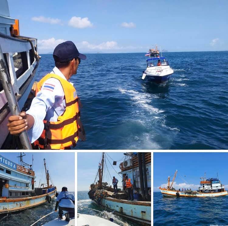 ตรวจเรือประมงพังงา เอกสารครบตามระเบียบ IUU