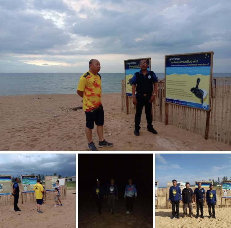 หาดบางขวัญ บรรยากาศดีมีเพื่อนมาเยี่ยมชมตลอด