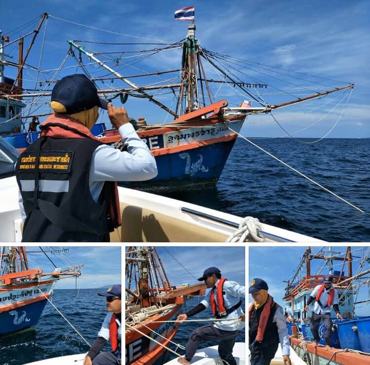 ตรวจเรือประมงตรัง เอกสารครบตามระเบียบ IUU