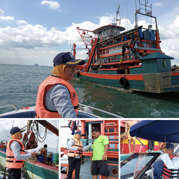 ตรวจเรือประมงทะเลสตูล เอกสารครบตามระเบียบ IUU