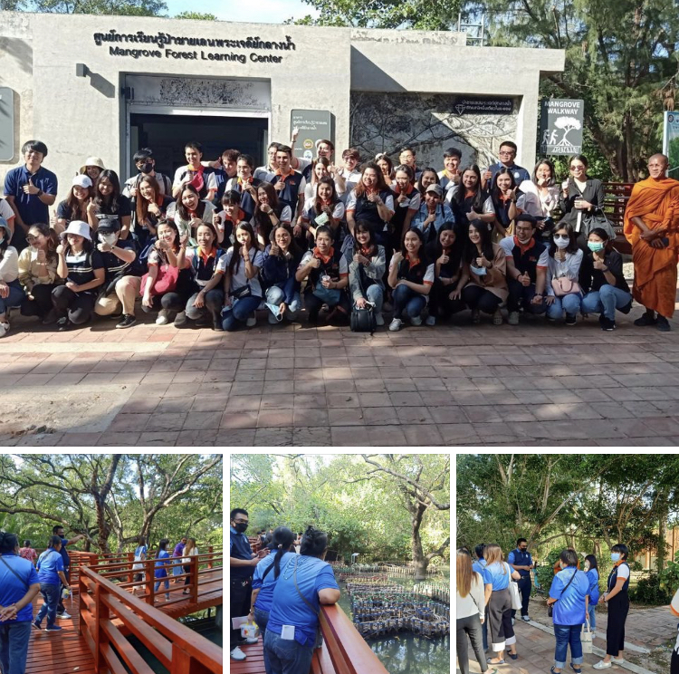ต้อนรับคณะ ม.เกษตรศาสตร์ ศึกษาระบบนิเวศป่าชายเลน ระยอง