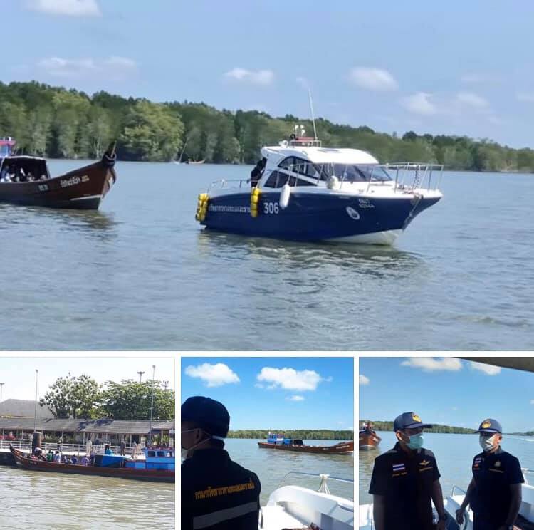 เดินทางกลับไทยกันต่อเนื่อง ด่านตรวจท่าเรือตำมะลัง สตูล