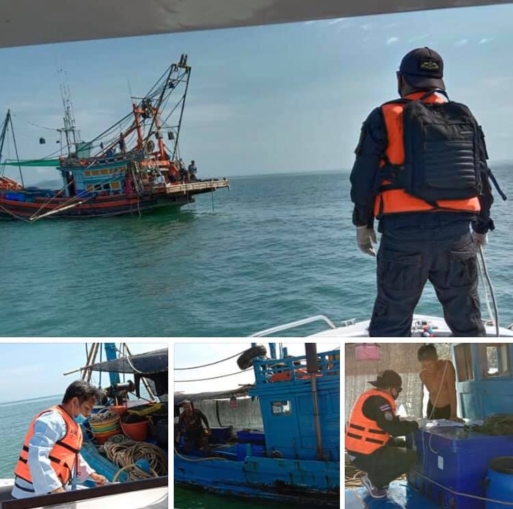 ตรวจเรือประมงสุราษฎร์ธานี เอกสารครบตามระเบียบ IUU
