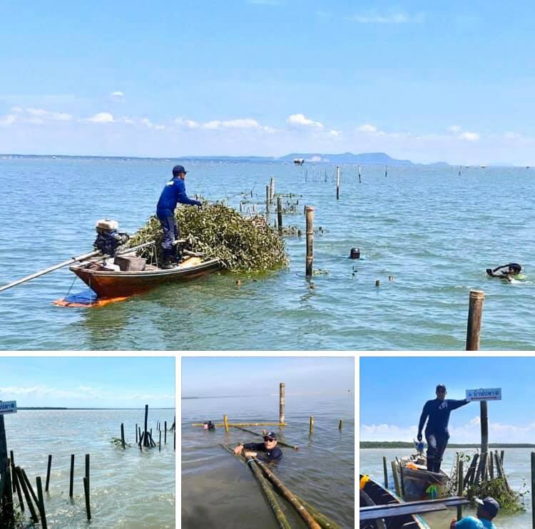 เพิ่มความสมบูรณ์ทะเลหน้าบ้าน อาสาสร้างแนวเขตทะเลคลองราง