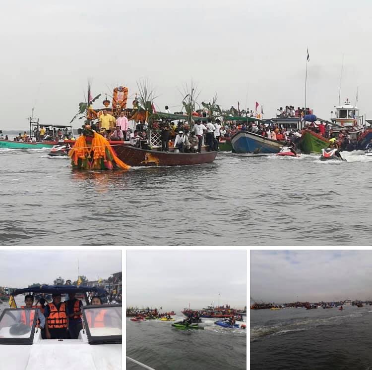 ทช. ร่วมขบวนเรืออัญเชิญรูปเหมือนหลวงปู่ปาน