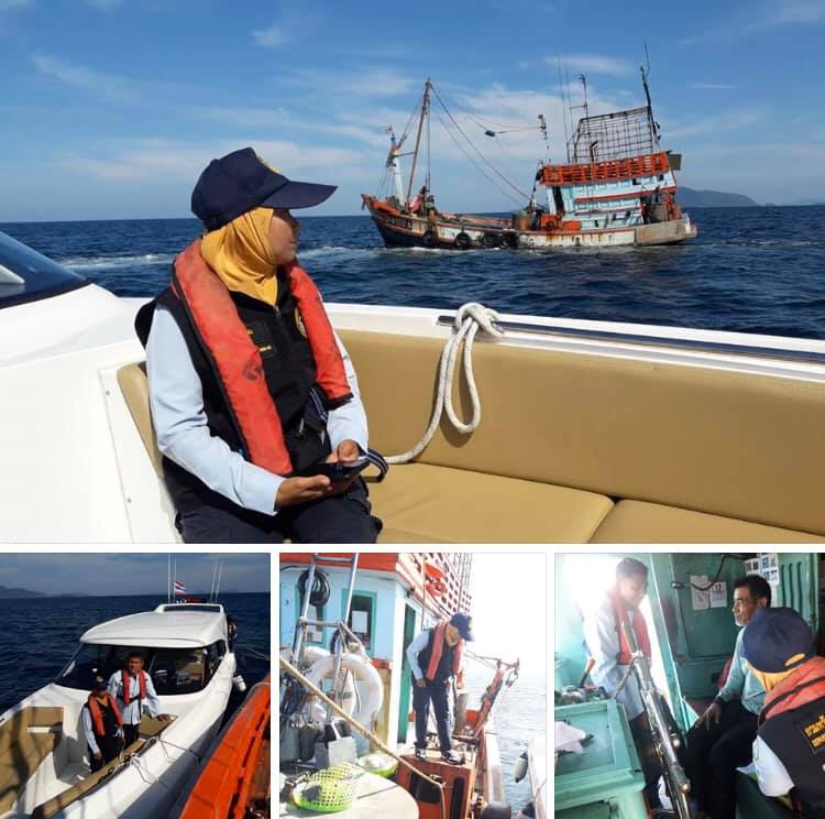 ตรวจเรือประมงตรัง เอกสารครบตามระเบียบ IUU
