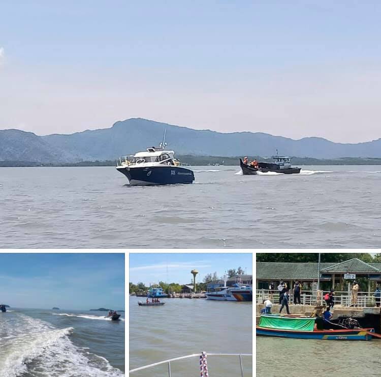 ร่วมดูแลความปลอดภัยต่อเนื่องวันที่ ๓ ด่านตรวจท่าเรือตำมะลัง สตูล
