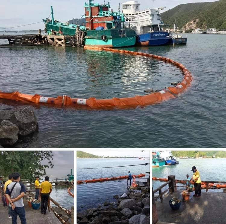 ติดตามโครงการทุ่นกักขยะสะพานท่าเทียบเรือด่านศุลกากร สงขลา