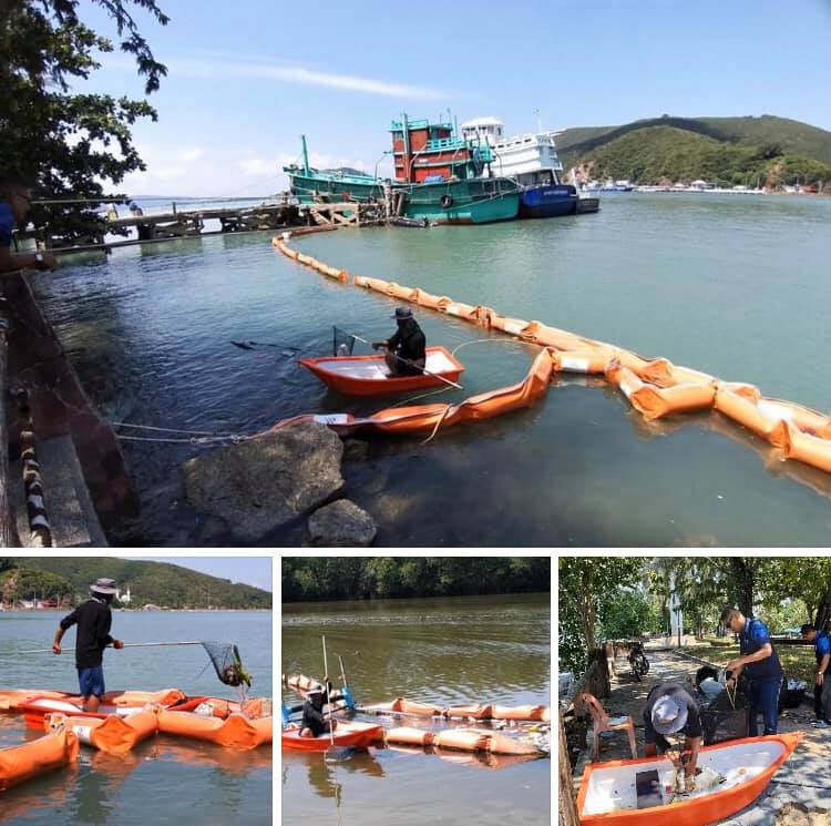 ทิ้งขยะให้ถูกที่ ลดมลพิษปากร่องน้ำทะเลสาบสงขลา