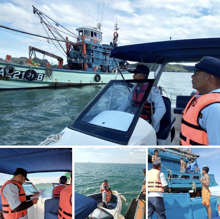 ตรวจเรือประมงทะเลสตูล เอกสารครบตามระเบียบ IUU