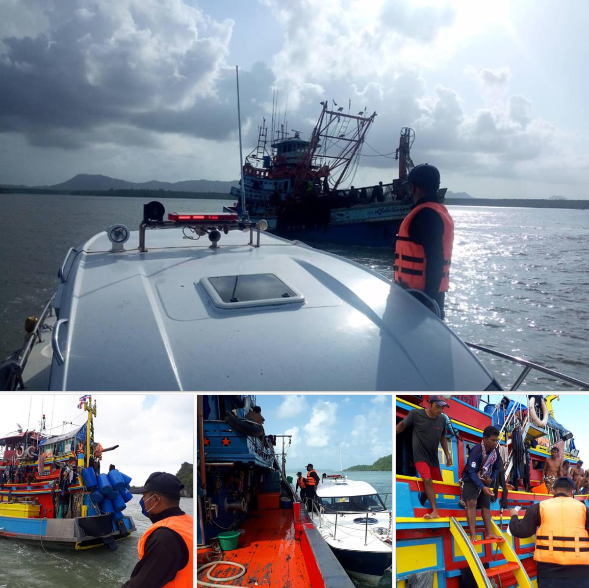 ตรวจเรือประมงสตูล เอกสารครบตามระเบียบ IUU