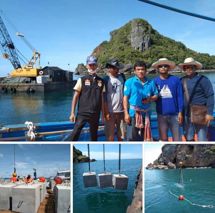 จัดให้ มีแล้วนะทุ่นจอดเรือรอบเกาะไข่ ชุมพร