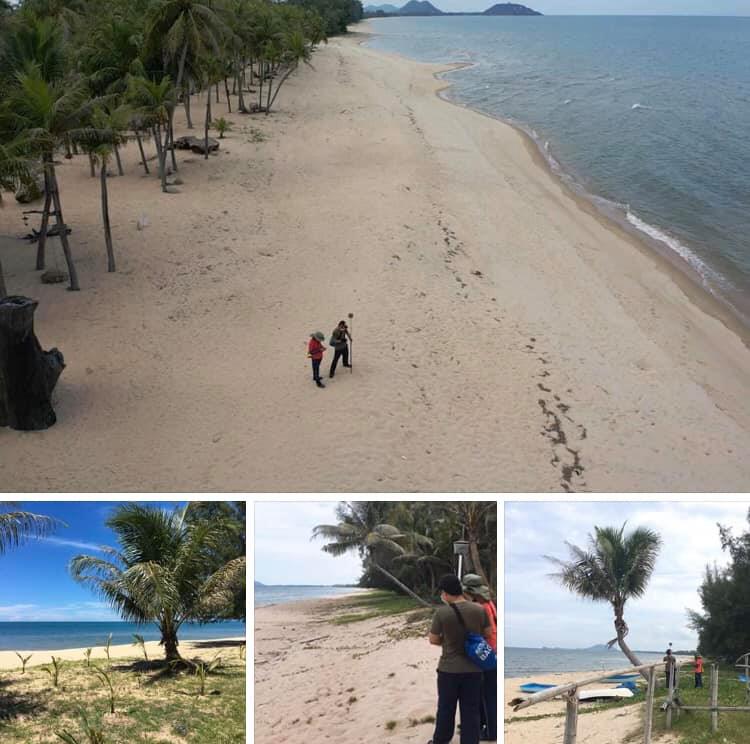 ไม่พบการกัดเซาะชายฝั่ง หาดบ้านกรูด ประจวบคีรีขันธ์