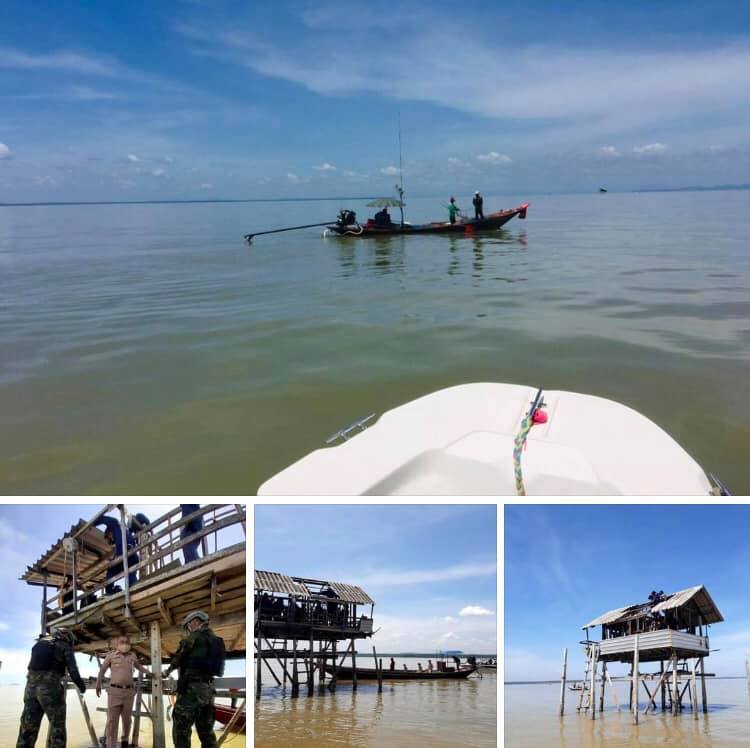 สังเกตการณ์รื้อถอนขนำอ่าวบ้านดอน สุราษฎร์ธานี