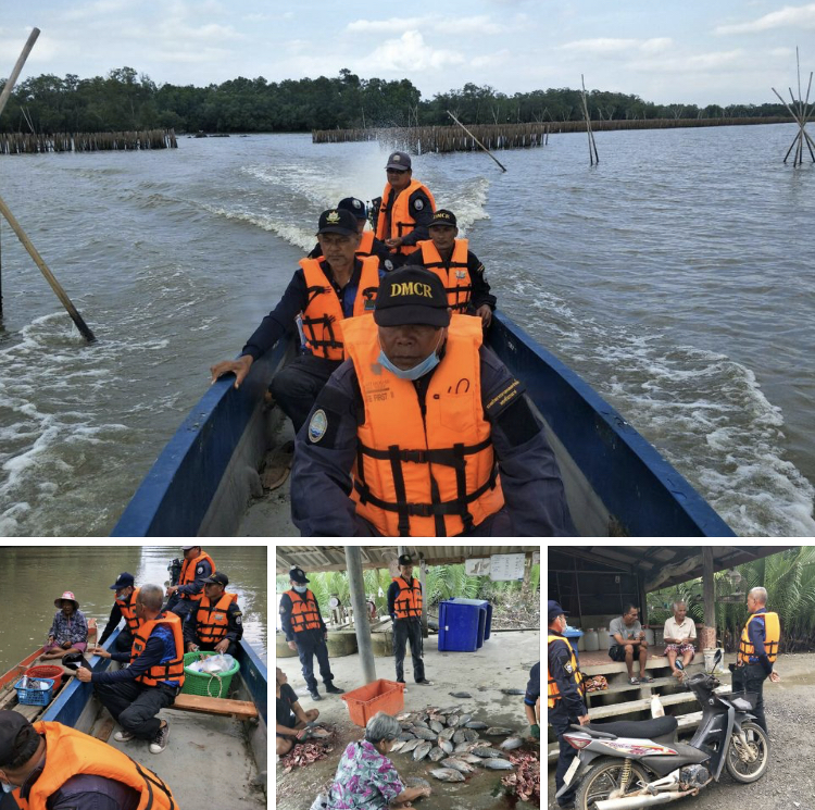 พบปะ ตรวจตราพื้นที่ป่าชายเลนนครศรีธรรมราช