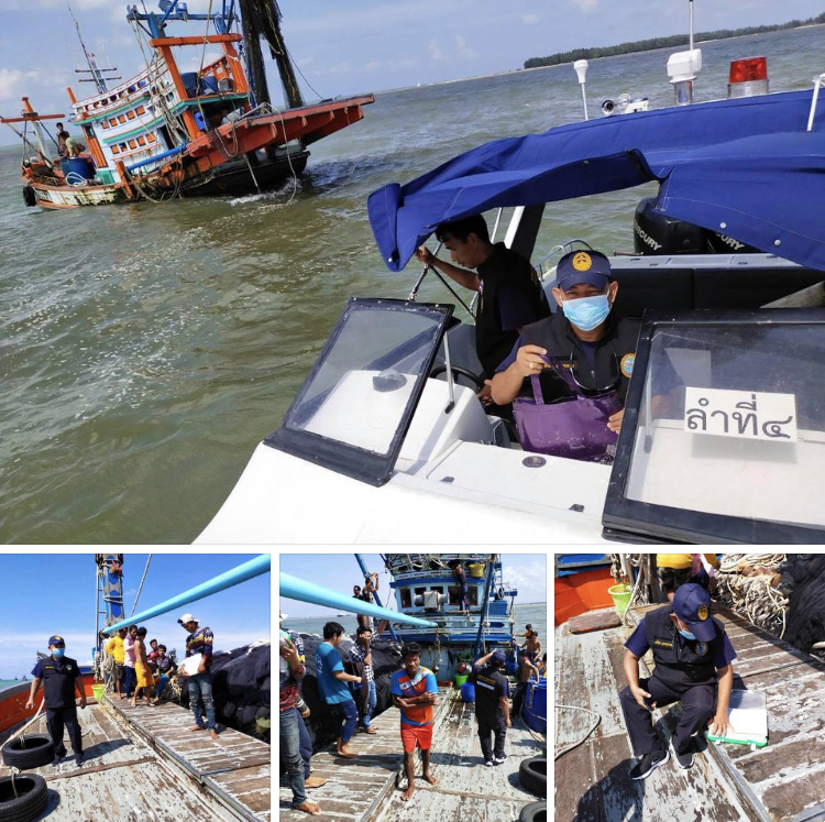 ตรวจเรือประมงทะเลปัตตานี เอกสารครบตามระเบียบ IUU
