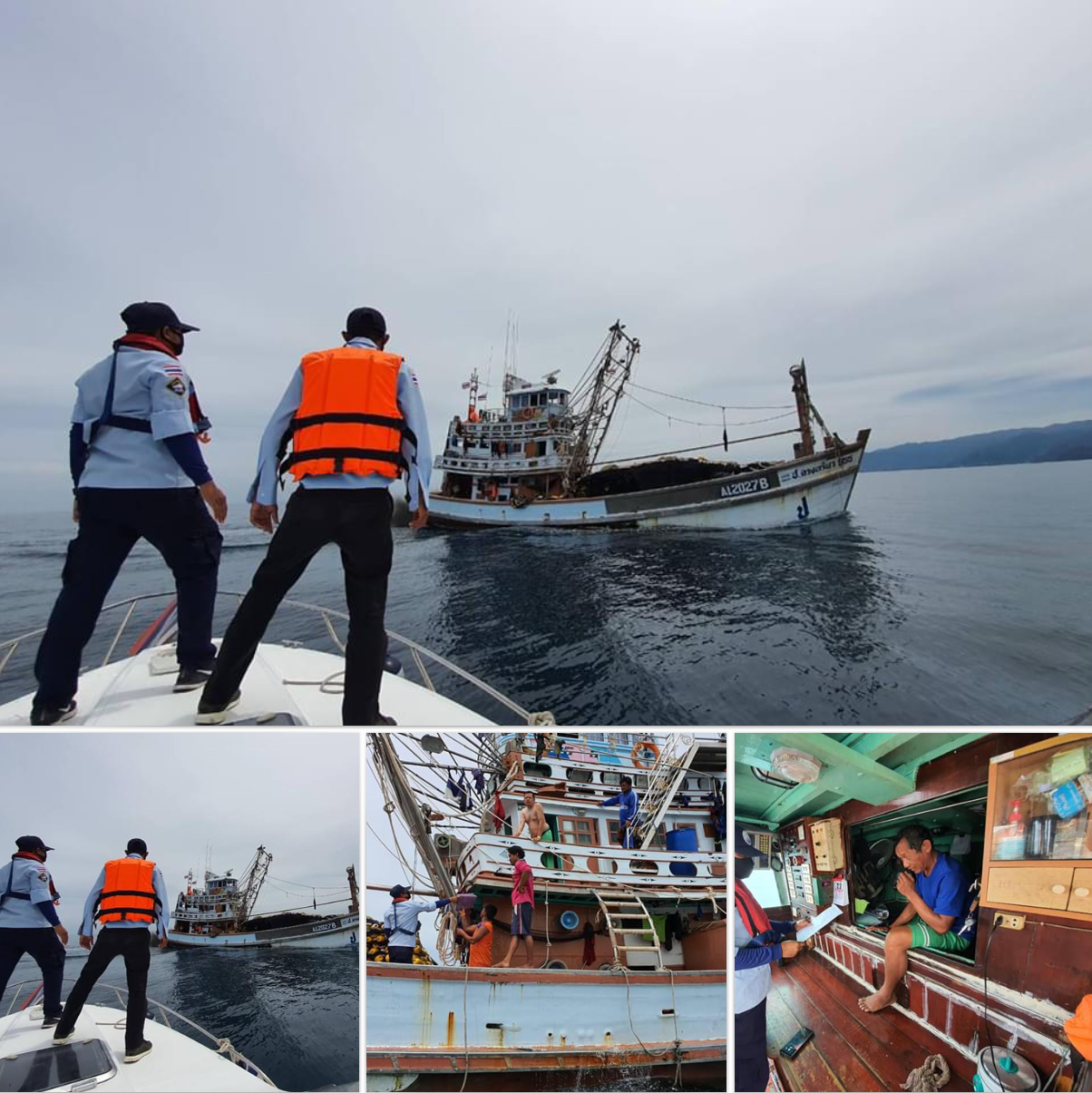 ตรวจเรือประมงพังงา เอกสารครบตามระเบียบ IUU