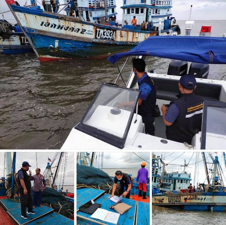 ตรวจเรือประมงทะเลปัตตานี เอกสารครบตามระเบียบ IUU