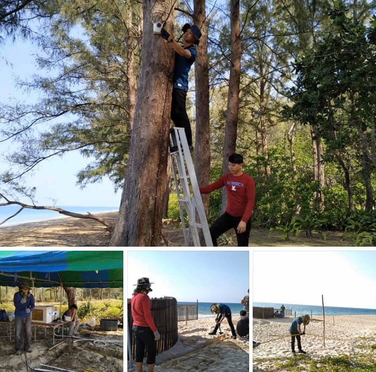 เร่งติดตั้งกล้องออนไลน์ส่งภาพหลุมไข่เต่ามะเฟือง หาดบ่อดาน ๒