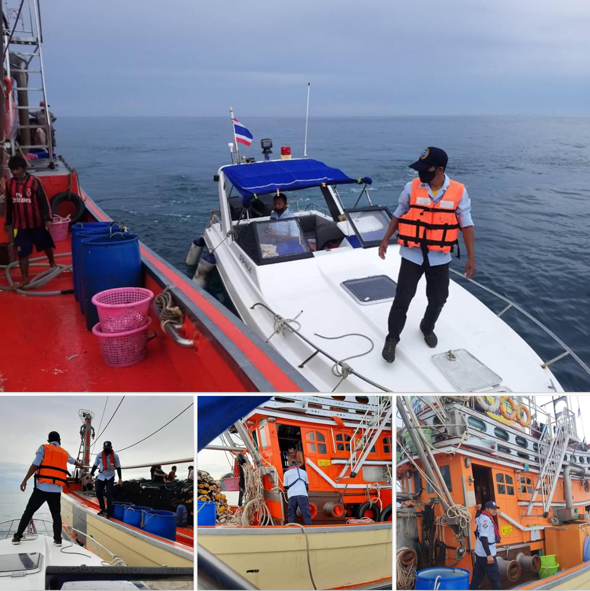 ตรวจเรือประมงพังงา เอกสารครบตามระเบียบ IUU