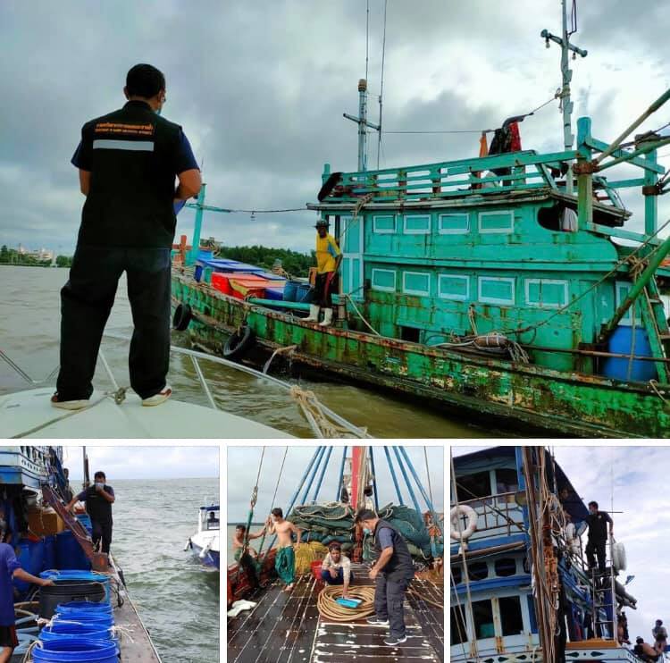 ตรวจเรือประมงทะเลปัตตานี เอกสารครบตามระเบียบ IUU