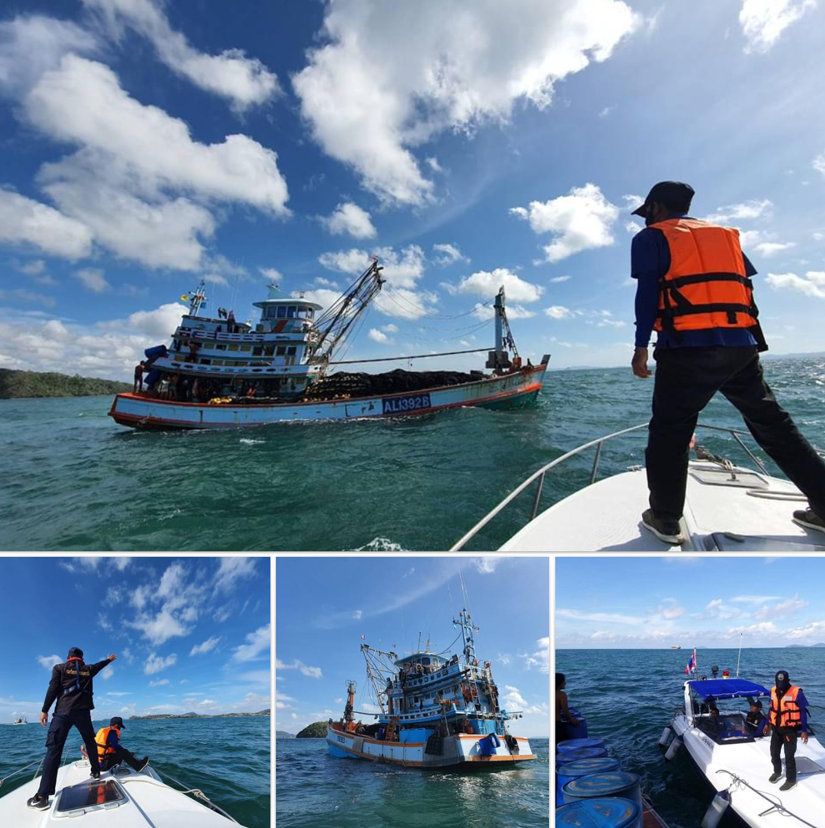 ตรวจเรือประมงพังงา เอกสารครบตามระเบียบ IUU