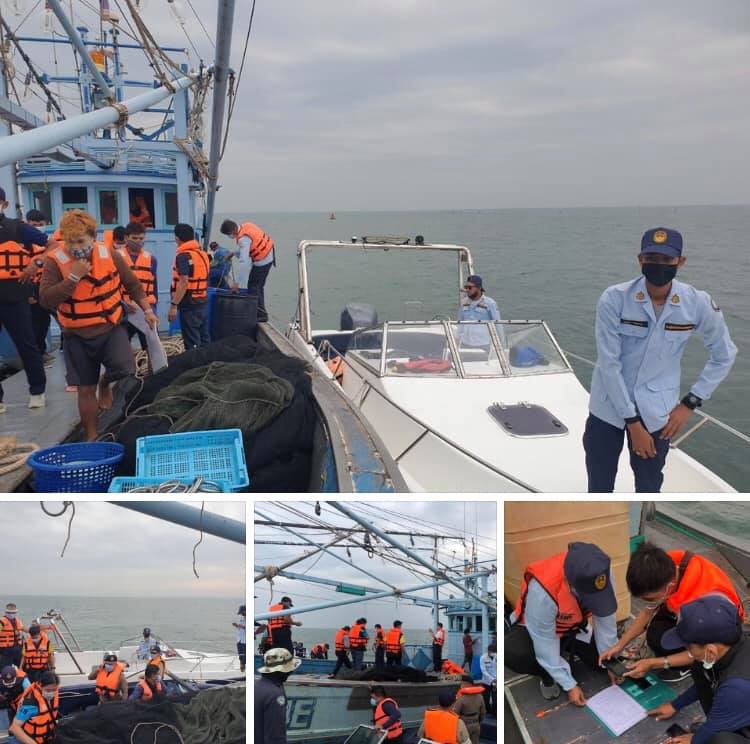 ตรวจเรือประมงทะเลเพชรบุรี เอกสารครบตามระเบียบ IUU