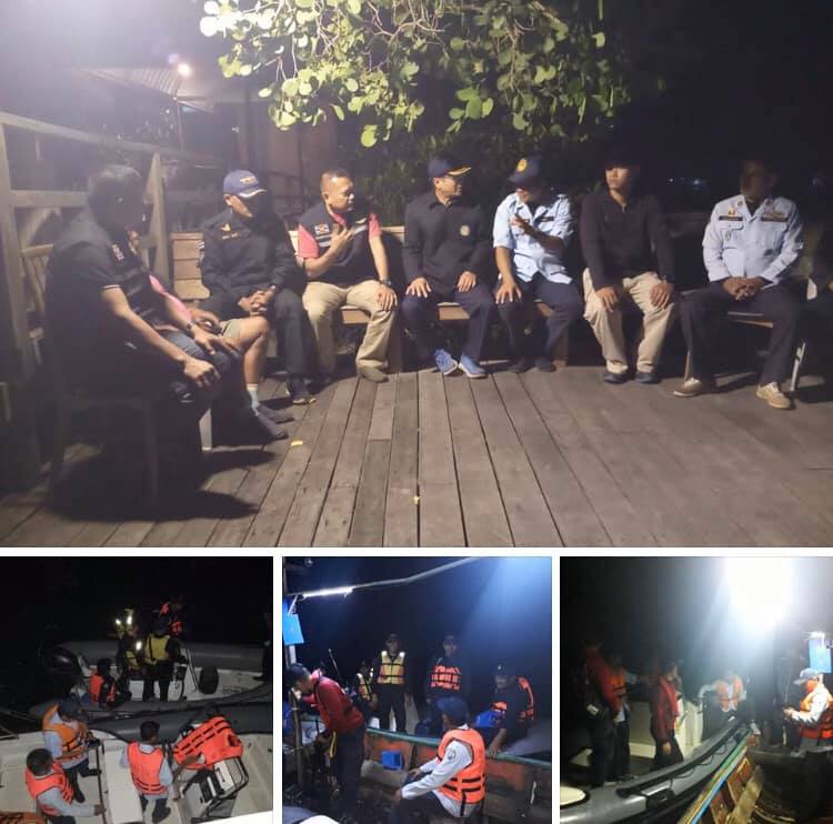 บูรณาการตรวจสอบเรือประมงใช้คราดจับลูกบอลทะเล สุราษฎร์ธานี