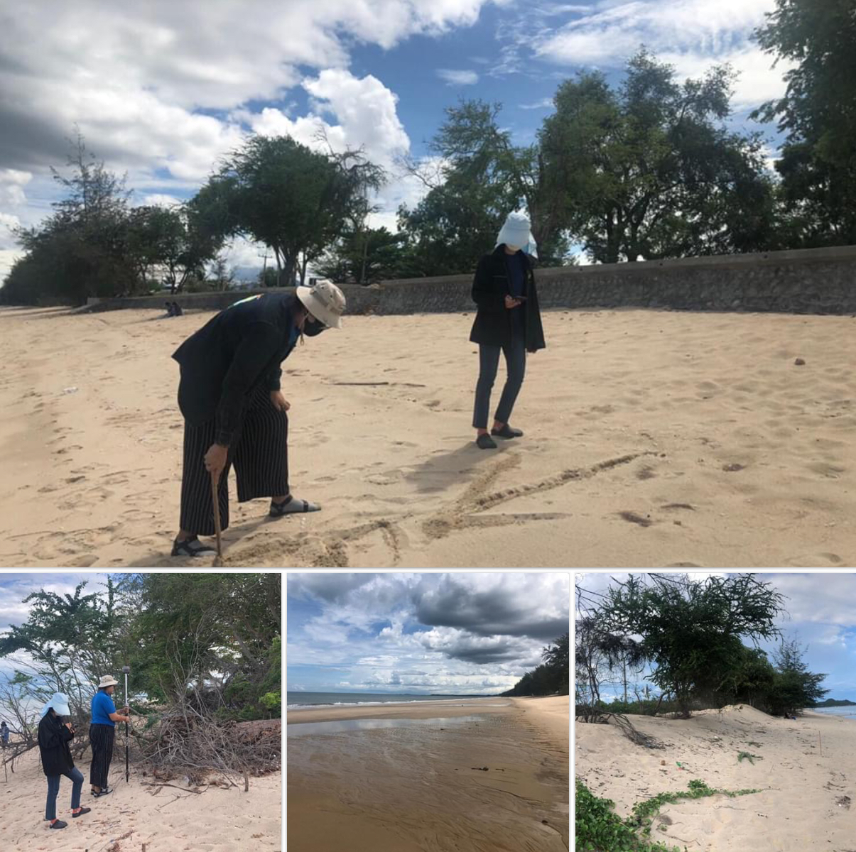 สำรวจการกัดเซาะชายฝั่งหาดคลองวาฬ-บางสะพาน