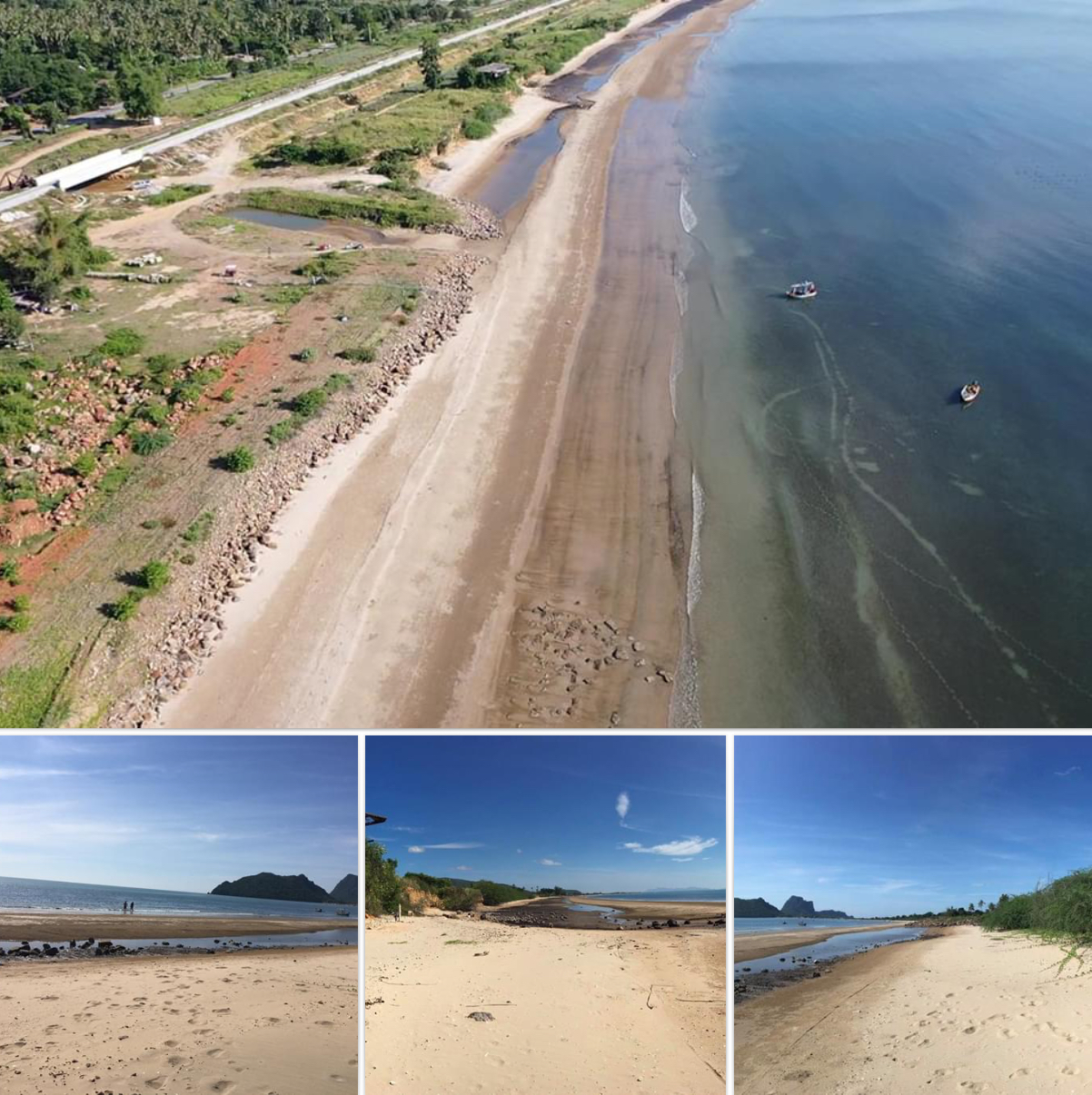 พบการเปลี่ยนแปลงชายหาดอ่าวน้อยเพิ่มกว่าเดิม