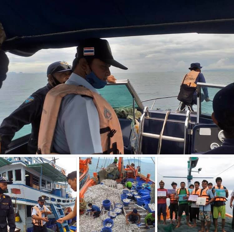 ตรวจเรือประมงทะเลสิชล เอกสารครบตามระเบียบ IUU