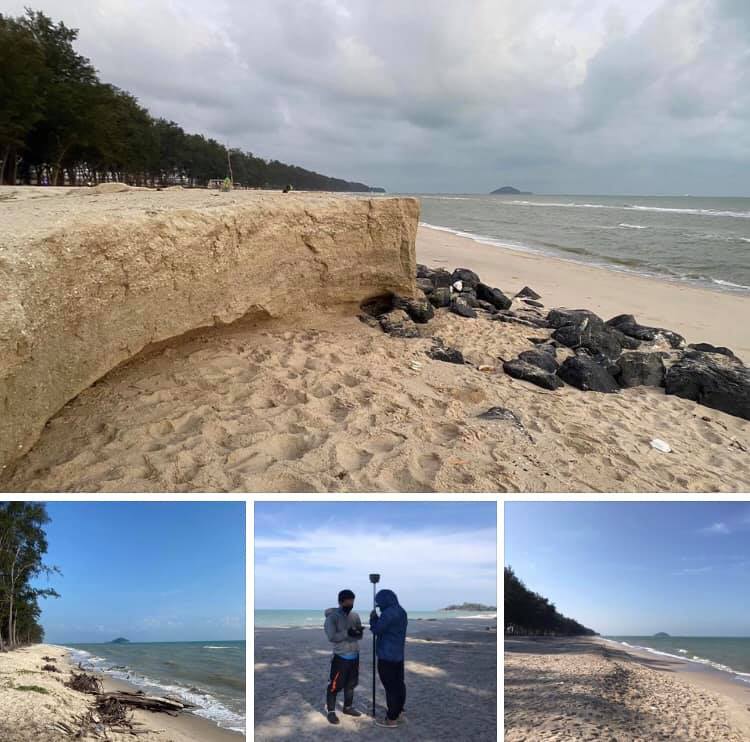 หาดชลาทัศน์ เปลี่ยนแปลงไปหลังมรสุม