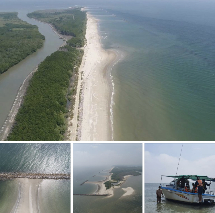 ติดตามการเปลี่ยนแปลงแนวชายฝั่ง หาดทรายเม็ดแรกทะเลเพชรบุรี