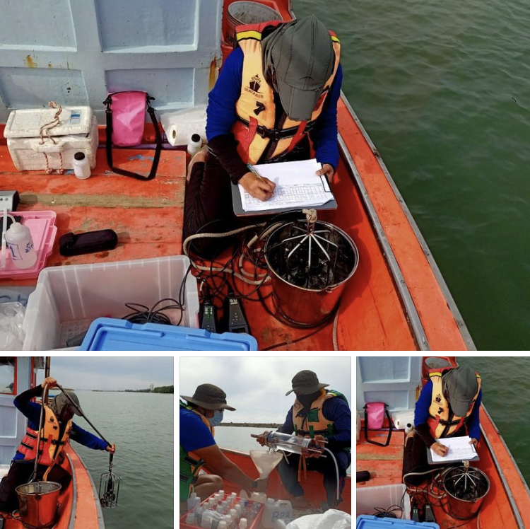 รายงานคุณภาพน้ำทะเลชายฝั่ง จ.สมุทรสาคร ถึงเพชรบุรี