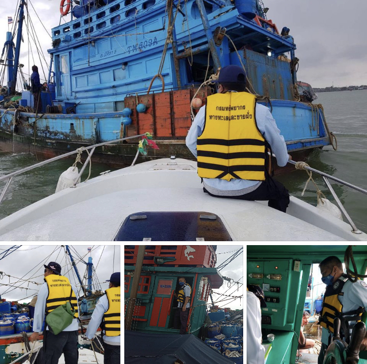 ตรวจเรือประมงทะเลสงขลา เอกสารครบตามระเบียบ IUU