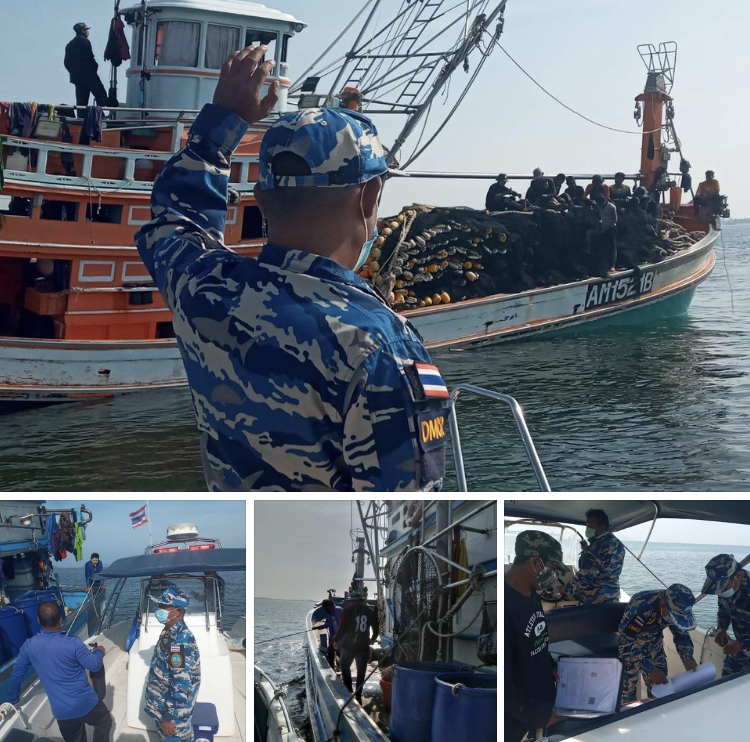 ตรวจเรือประมงกระบี่ เอกสารครบตามระเบียบ IUU