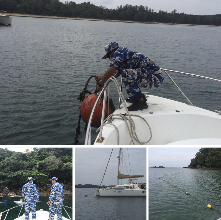 เฝ้าระวังเชิงรุก ตรวจซ่อมการใช้ทุ่นจอดเรือโดยรอบเกาะพยาม