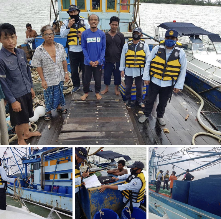 ตรวจเรือประมงทะเลสงขลา เอกสารครบตามระเบียบ IUU