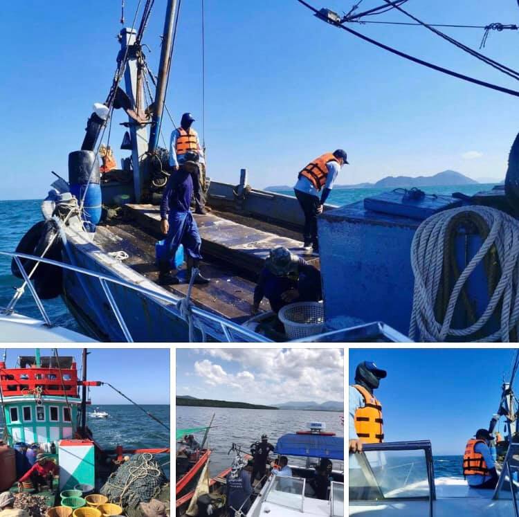 ตรวจเรือประมงทะเลระนอง เอกสารครบตามระเบียบ IUU