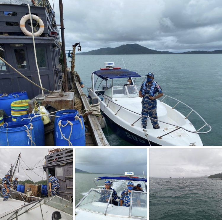 ลาดตระเวนทะเลเกาะพยาม เกาะช้าง ฝั่งตะวันตกปลอดภัย