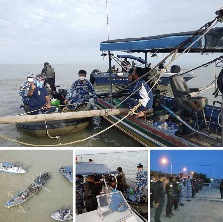 จับเรืออวนลาก ลักลอบทำประมงในพื้นที่คุ้มครองกลางอ่าวปัตตานี