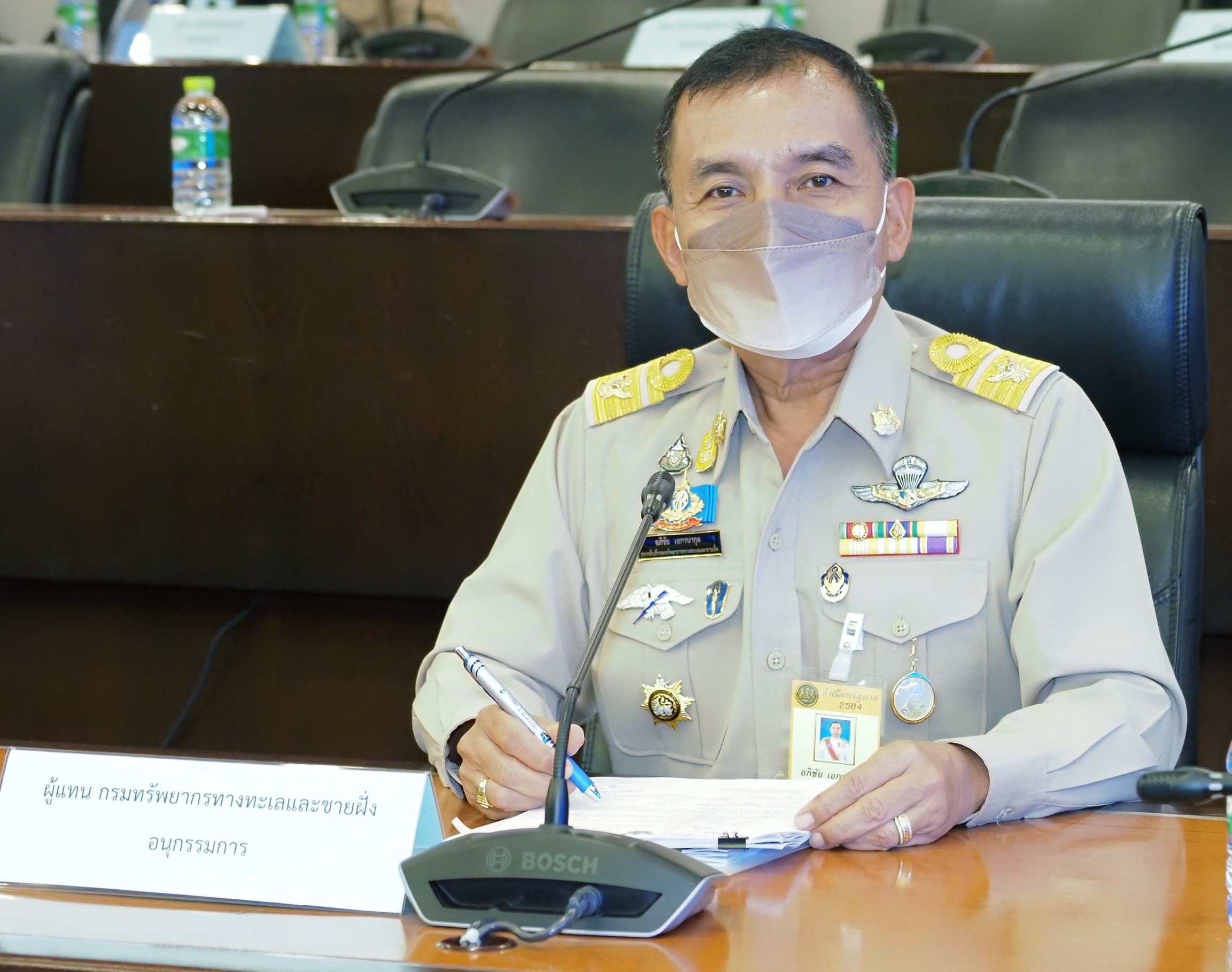 กรม.ทช​. เข้าร่วมประชุมคณะอนุกรรมการนโยบาย  แนวทางและมาตรการการบริหารจัดการที่ดินและทรัพยากรดิน​