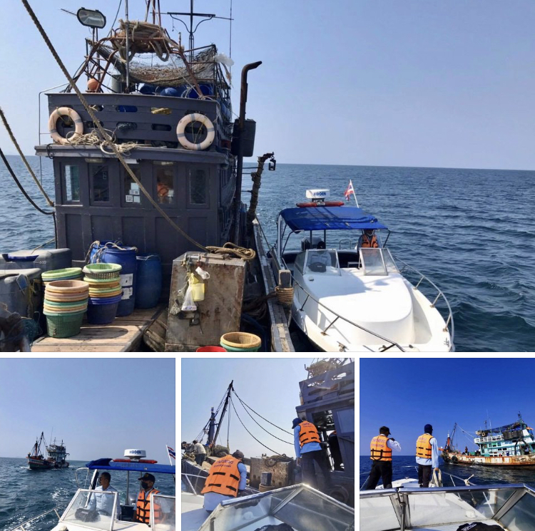 ตรวจเรือประมงทะเลระนอง เอกสารครบตามระเบียบ IUU
