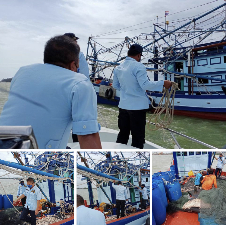 ตรวจเรือประมงทะเลสงขลา เอกสารครบตามระเบียบ IUU
