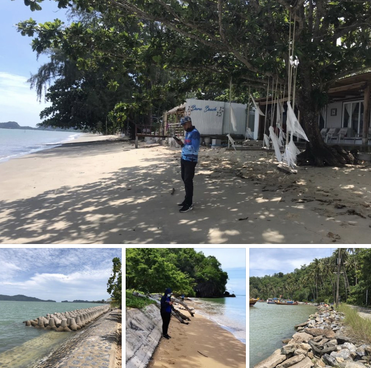 เฝ้าระวังการเปลี่ยนแปลงแนวชายฝั่งทะเลสตูล สถานการณ์ทั่วไปปกติ