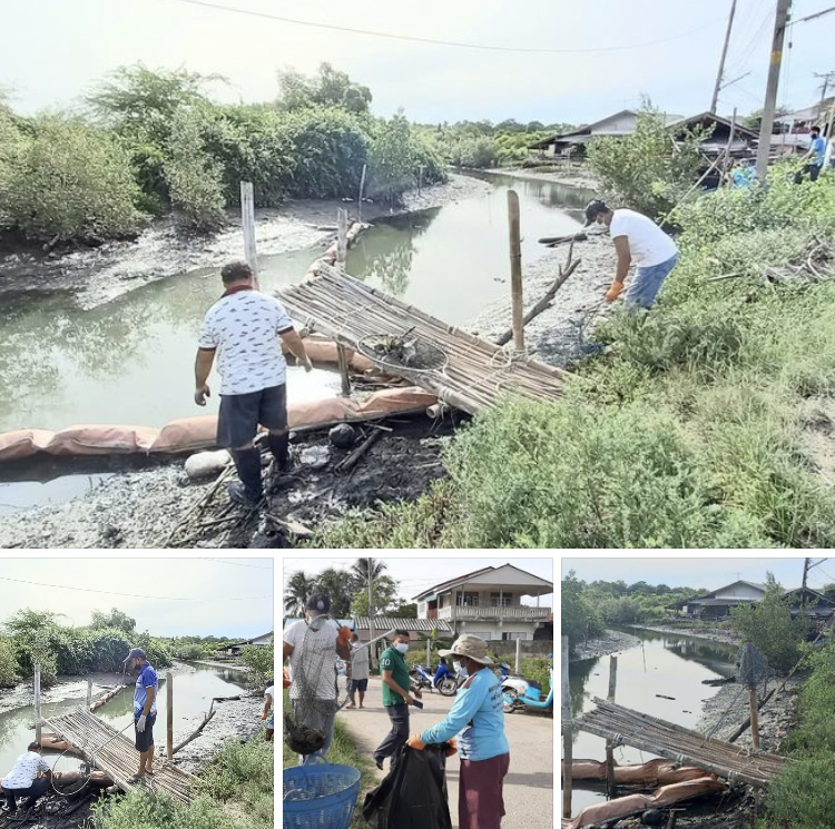 ชาวหาดเจ้าสำราญลุย เก็บขยะก่อนลอยออกทะเลเพชรบุรี